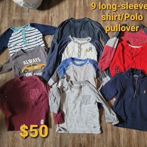 Long sleeve and knit tops